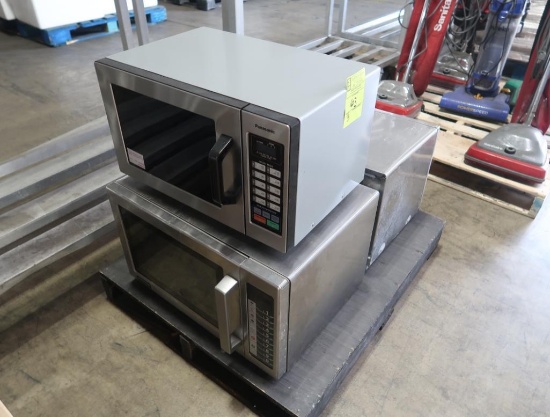 microwave ovens- Amana Commercial & Panasonic