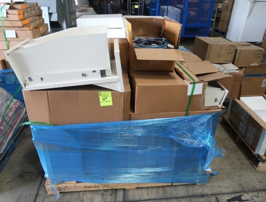 pallet of steel drawers & wiring harnesses