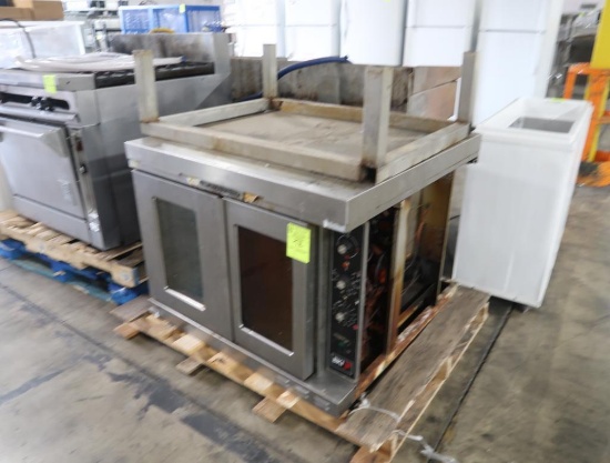 BKI convection oven, w/ stand