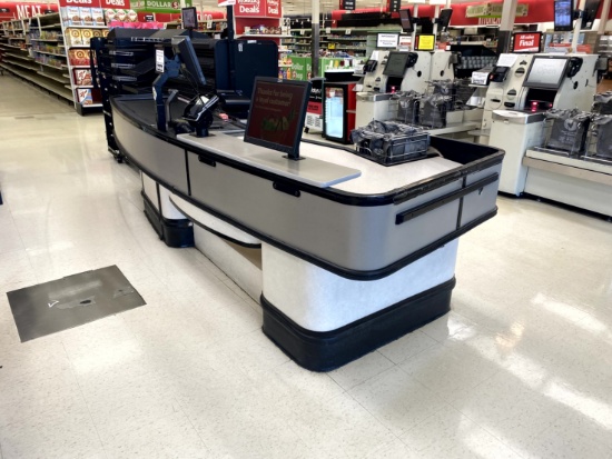 UNMARKED SINGLE BELT CHECKLANE (POS NOT INCLUDED)