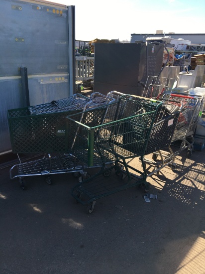 ASSORTED SHOPPING CARTS