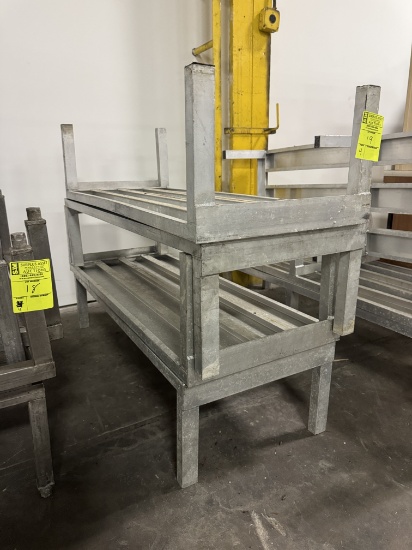 Aluminum dunage racks