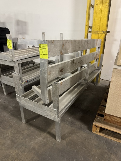 Aluminum dunage racks