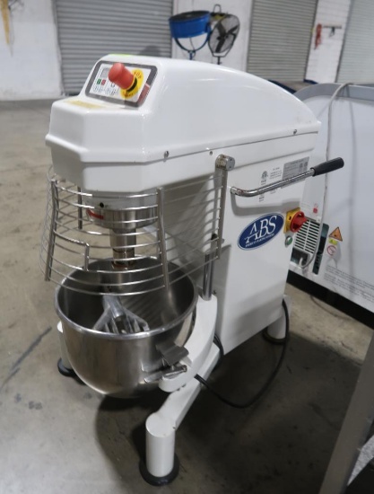 ABS 20 qt mixer, w/ bowl, guard, & paddle