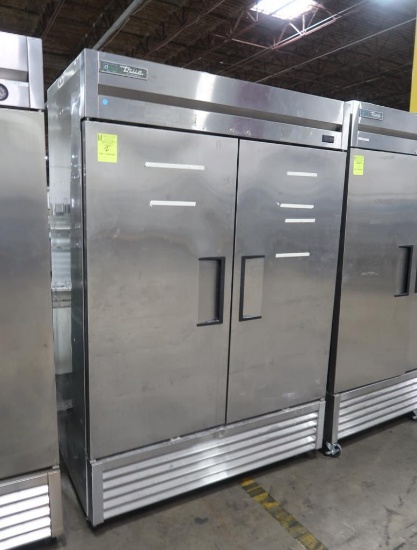 True 2-door stainless refrigerator