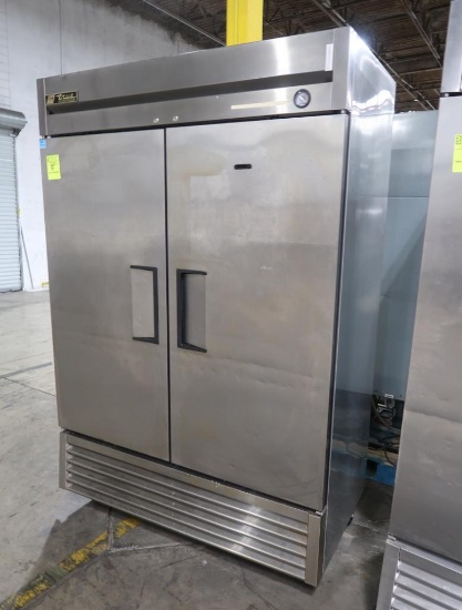 True 2-door stainless refrigerator