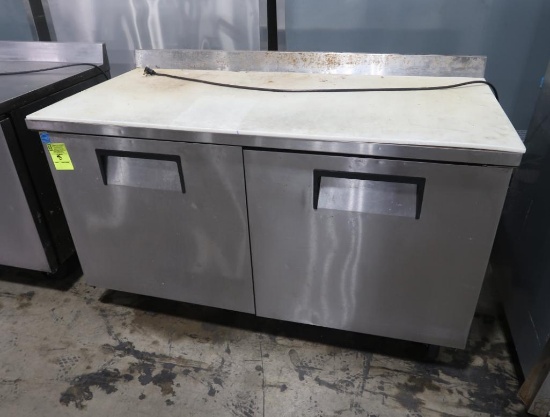 True 2-door work top refrigerator