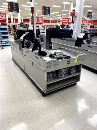 ROYSTON DUAL BELT CHECKLANE (POS SYSTEM NOT INCLUDED)