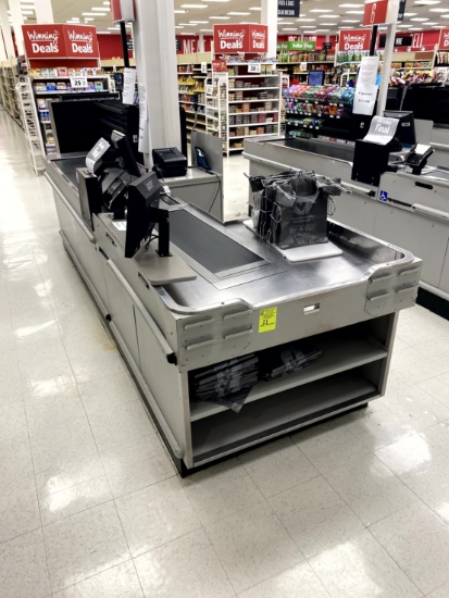 ROYSTON DUAL BELT CHECKLANE (POS SYSTEM NOT INCLUDED)
