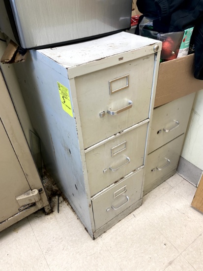 3 AND 2 DRAWER METAL FILE CABINETS