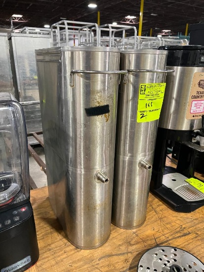 Bunn-o-matic stainless drink servers