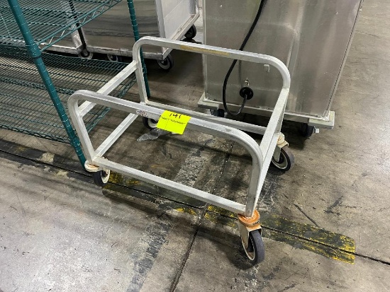 aluminum meat tub cart