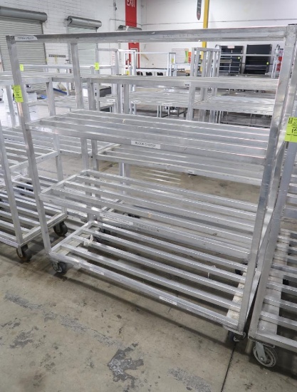 aluminum cooler rack, on casters