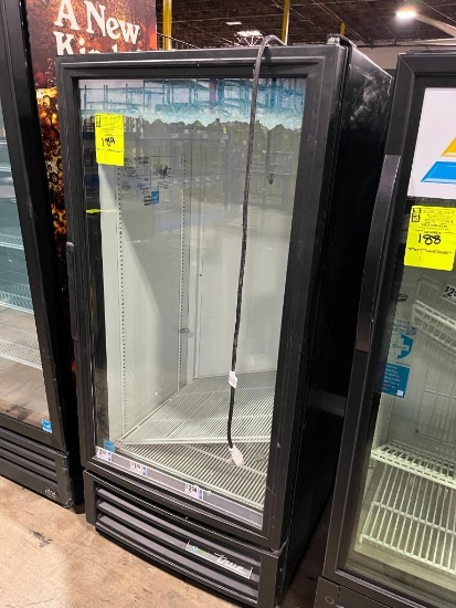 True glass door refrigerated merchandiser