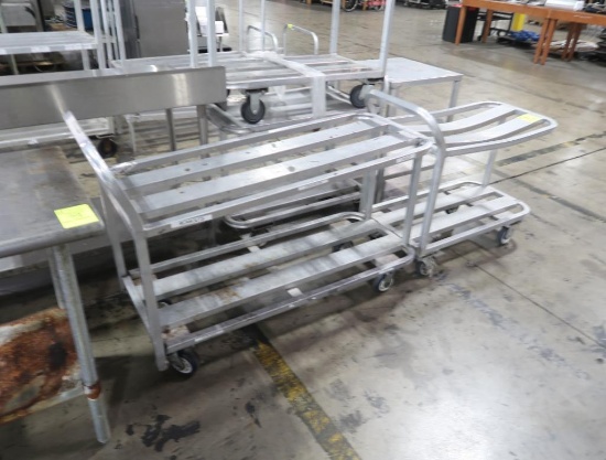 aluminum stocking carts
