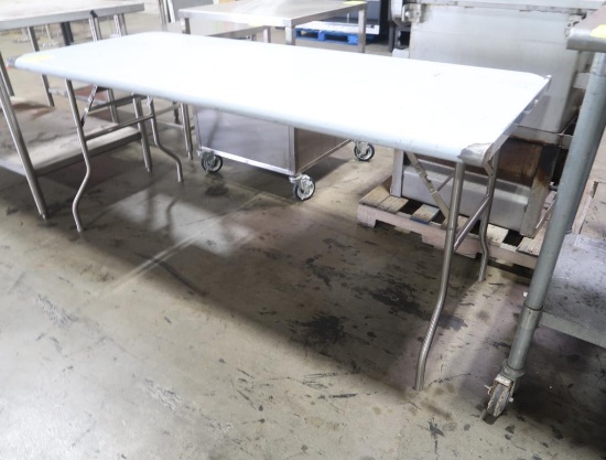 stainless folding table