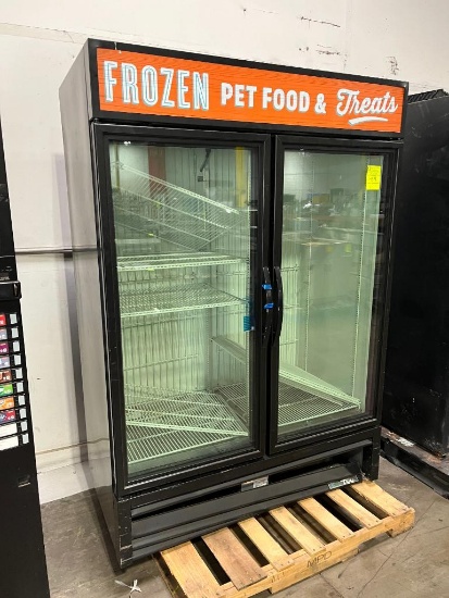 True 2-glass door frozen merchandiser