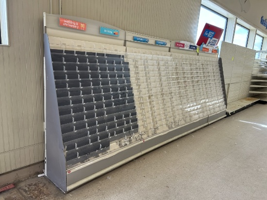 16ft Run Of Greeting Card Merchandising Shelving