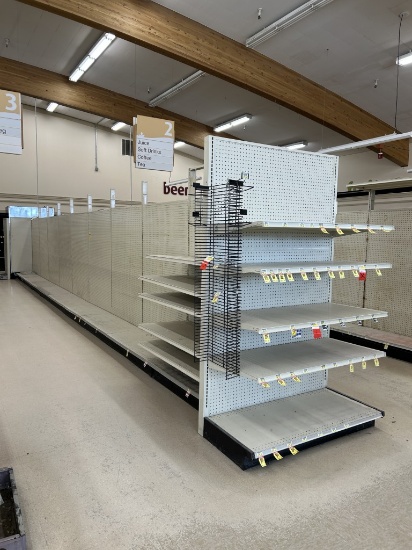 36ft Of Lozier Gondola Shelving