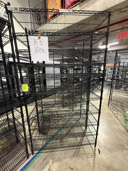 Metro Racks / Wire Shelving Units by Olympic Storage Products -NSF Rated (Black)