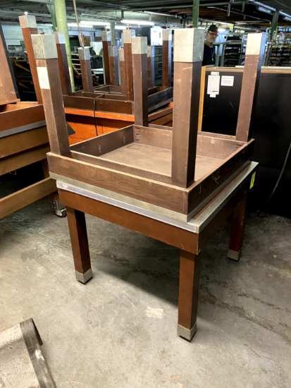 Wood Display Tables