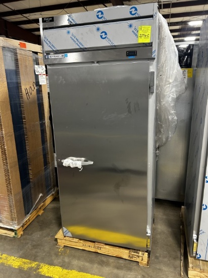 BEVERAGE AIR STAINLESS STEEL SELF CONTAINED SINGLE DOOR FREEZER