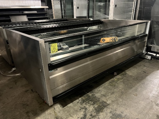 2015 8FT HUSSMANN BUNKER CASE (INCLUDES BOTH ENDS) ELECTRIC DEFROST