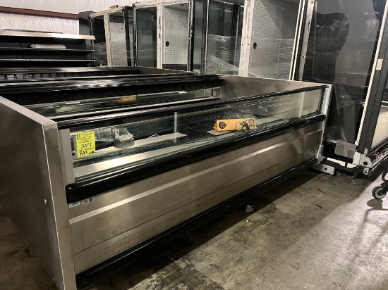 2015 8FT HUSSMANN BUNKER CASE (INCLUDES BOTH ENDS) ELECTRIC DEFROST