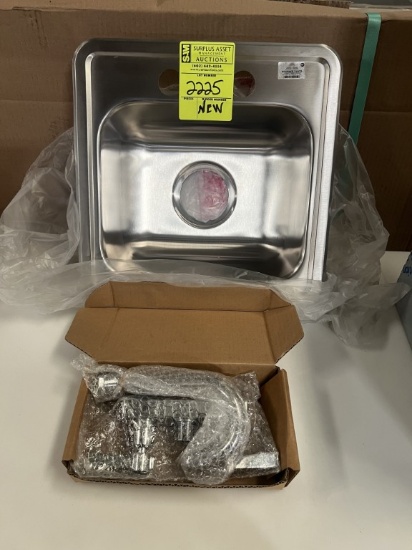 NEW ADVANCE TABCO DROP IN SINK