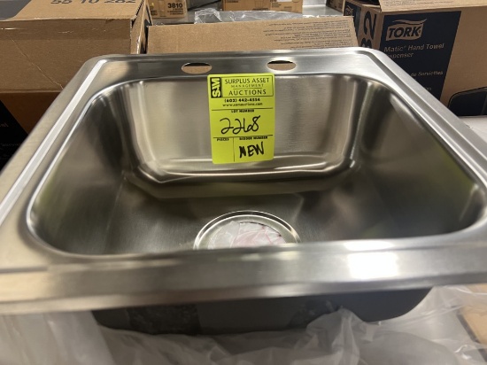 NEW 15 X 15 DROP IN SINK