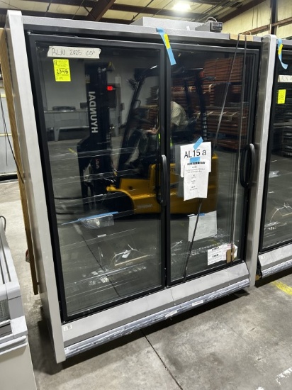 NEW 2025 TWO DOOR NARROW HUSSMANN LOW TEMP CASE (INCLUDES BOTH ENDS)