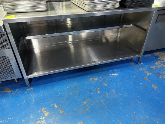 6 FT STAINLESS STEEL WORK/ PREP Table