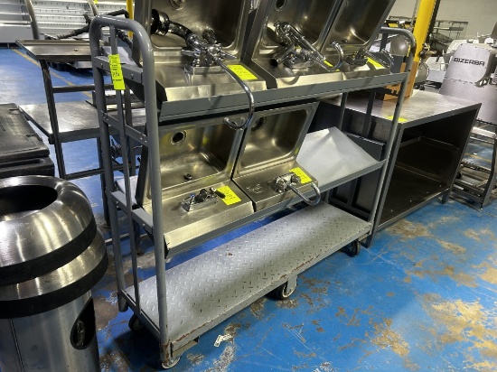 3 TIER ROLLING CART