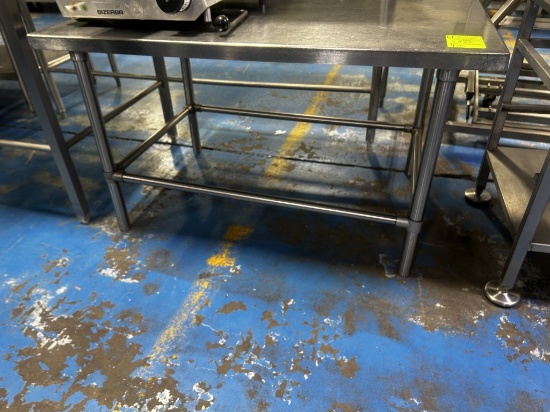 4 FT STAINLESS STEEL TABLE