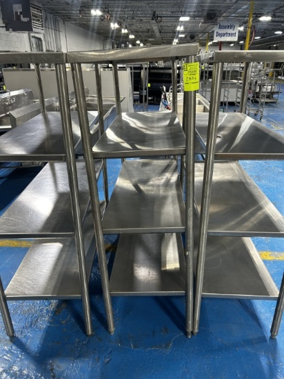 STAINLESS STEEL 3 TIER SHELF