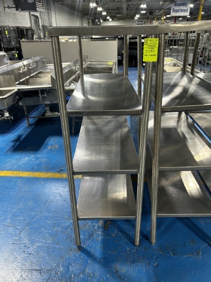 STAINLESS STEEL 3 TIER SHELF