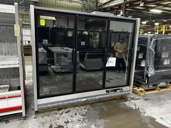 NEW 2025 THREE DOOR HUSSMANN LOW TEMP REACH IN FRREZER (INCLUDES BOTH ENDS)