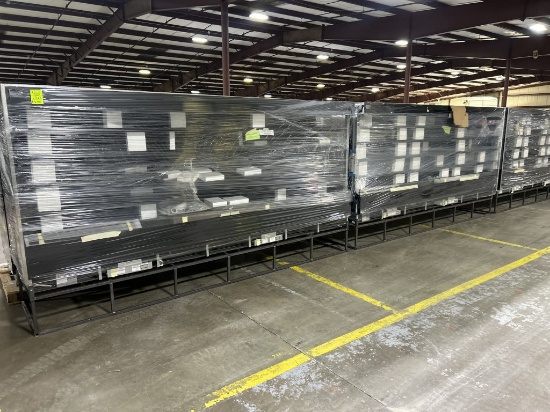 NEW HILL PHOENIX 24FT RUN REMOTE 5 DECK CASE W/ LIGHTED SHELVES (INCLUDES BOTH ENDS)
