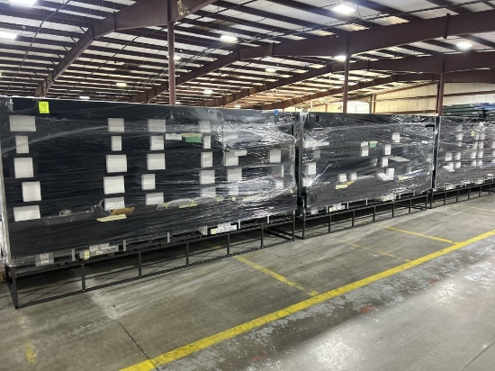 NEW HILL PHOENIX 24FT RUN REMOTE 5 DECK CASE W/ LIGHTED SHELVES (INCLUDES BOTH ENDS)