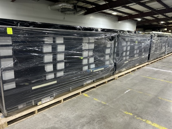 NEW HILL PHOENIX 24FT RUN REMOTE 5 DECK CASE W/ LIGHTED SHELVES (INCLUDES BOTH ENDS)