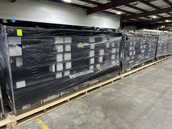 NEW HILL PHOENIX 24FT RUN REMOTE 5 DECK CASE W/ LIGHTED SHELVES (INCLUDES BOTH ENDS)