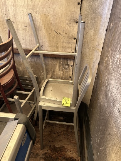 EMECO BAR-HEIGHT METAL CHAIRS