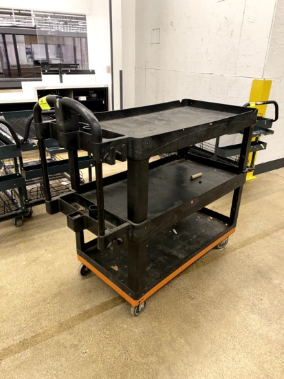 3 TIER BLACK CART