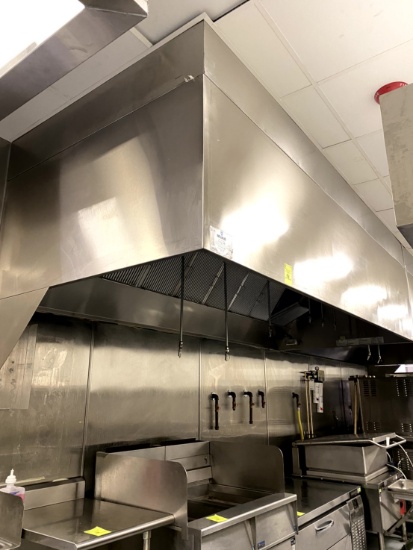 CAPTIVE AIRE EXHAUST HOOD (HOOD ONLY, FAN NOT INCLUDED)