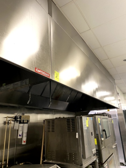 CAPTIVE AIRE EXHAUST HOOD (HOOD ONLY, FAN NOT INCLUDED)