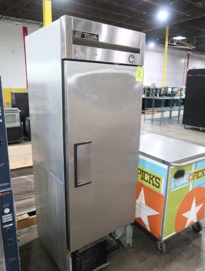 True stainless single door refrigerator