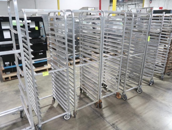 aluminum sheet pan cart