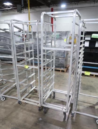 aluminum sheet pan carts