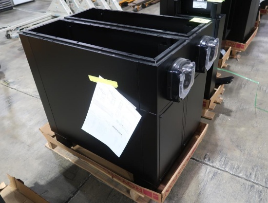 Royston steel lid dispenser cabinet, missing top