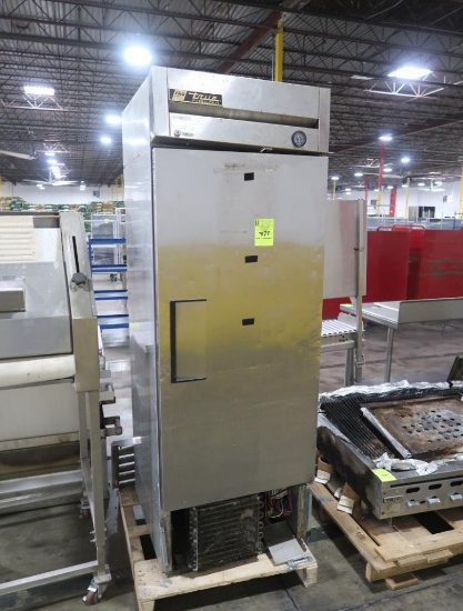 True single stainless door freezer